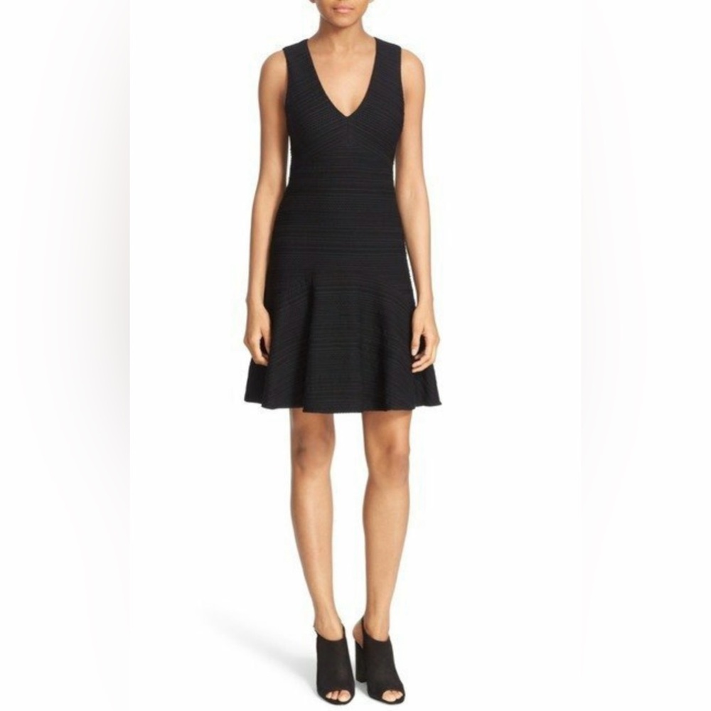 Rebecca Taylor Black Mini Dress Size 8 NWOT